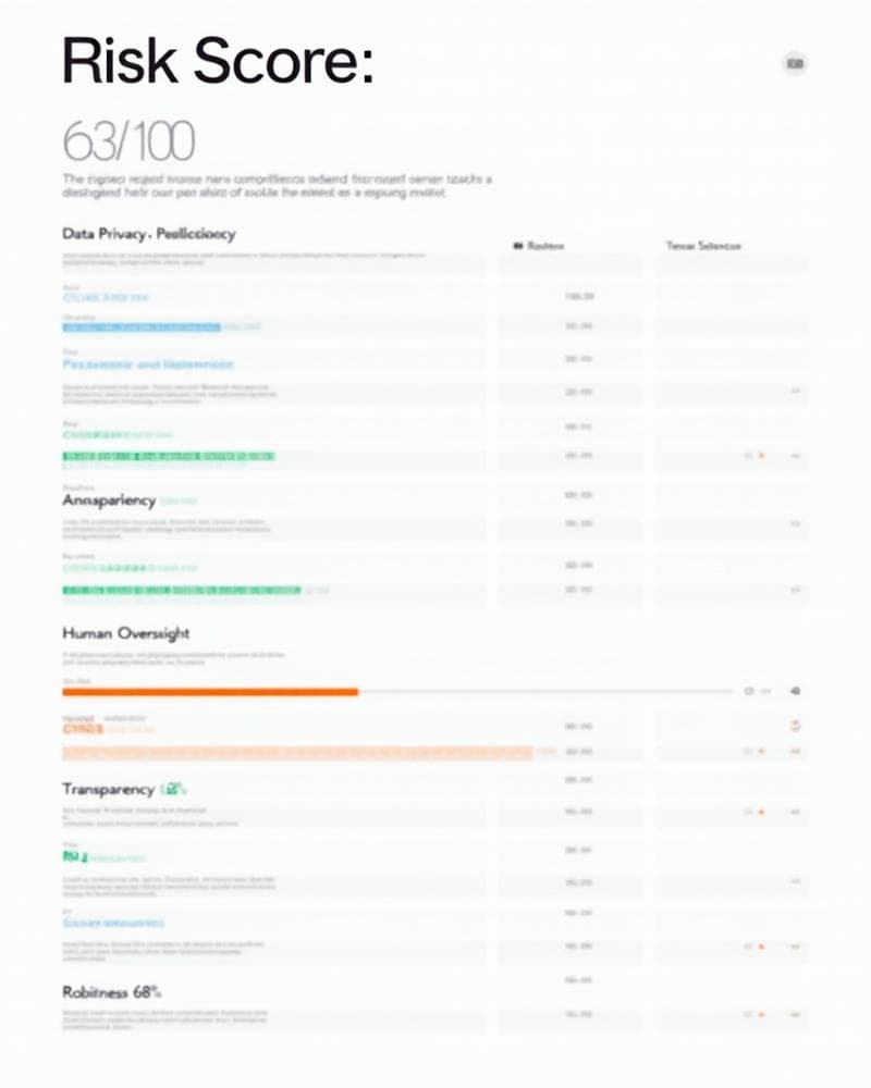 RiskLit compliance mockscorecard